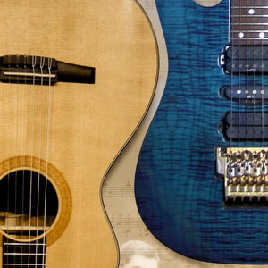 Guitare acoustique, Guitare électrique