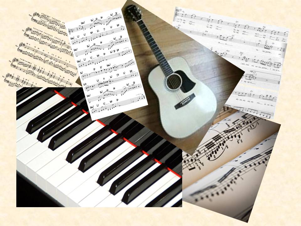 Composition, Guitare acoustique, Harmonie, Piano, Solfège